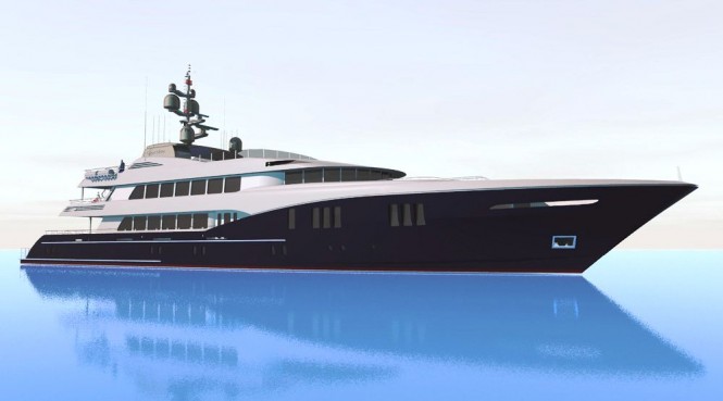 Rendering of Trinity Yachts Motor Yacht Carpe Diem (ex T047) Rendering of Trinity Yachts Motor Yacht Carpe Diem (ex T047)