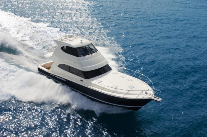 Riviera’s new 61 Series II Flybridge model for 2011