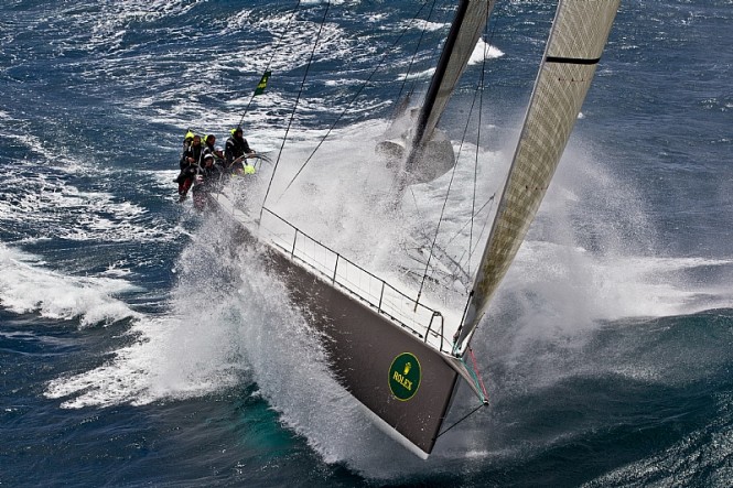 Sailing yacht RAN - Niklas Zennstrom Photo credit Rolex  Carlo Borlenghi