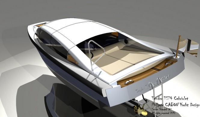 TS74 Cabriolet tender by TENDER Shipyard SAS