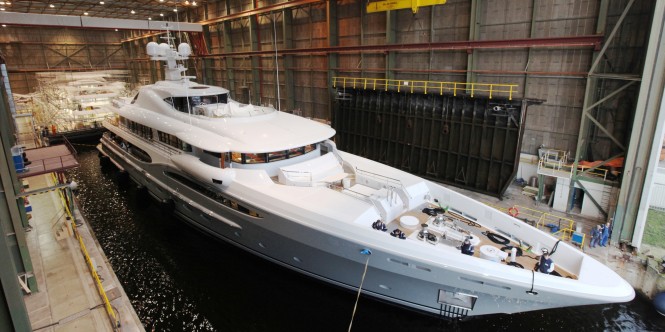 The AMELS 212 Superyacht launch - Photo by Amels & Dennis van Overbeeke The AMELS 212 Superyacht launch - Photo by Amels & Dennis van Overbeeke