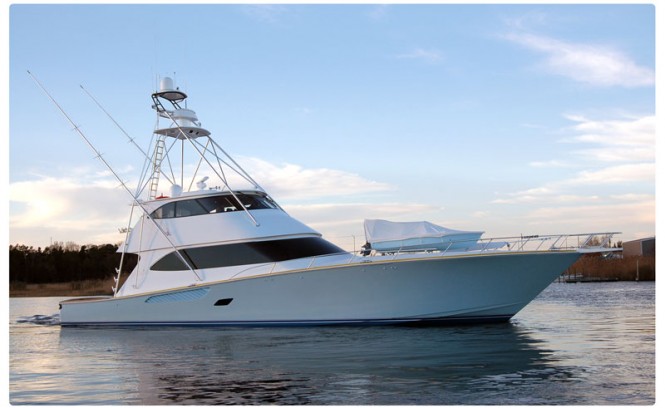 Viking 82 Enclosed Bridge Convertible - Credit Viking Yachts