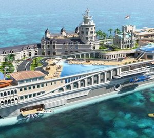 155m SWATH ‘The Streets of Monaco’ superyacht by Yacht Island Design