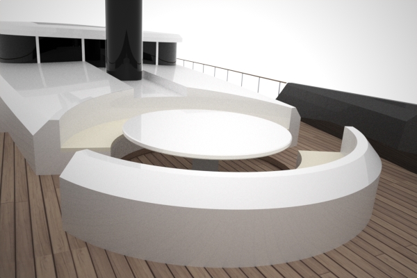 DY 40 Bow Seating by 2Pixel Studio Yacht Design 