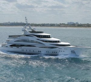 Superyacht Diamonds are Forever by Benetti takes to the water