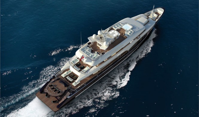 73.5m Motor Yacht Sapphire launched by Nobiskrug
