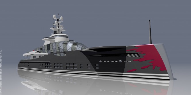 84m Motor Yacht Project Freedom by Espen Oeino Forward