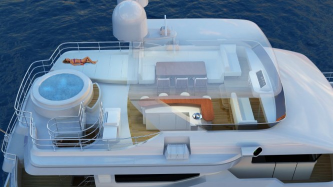 90ft Explorer Motor Yacht Flybridge by All Ocean Yachts and Luiz de Basto designs