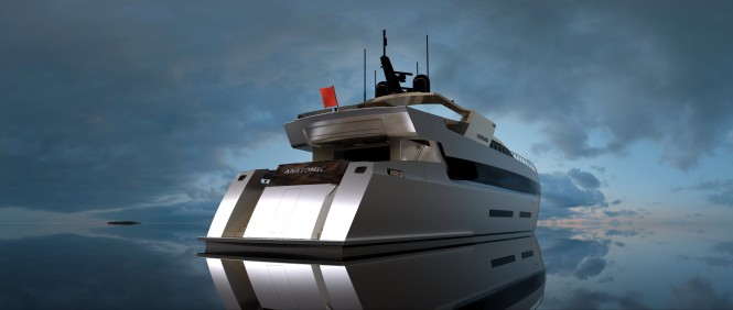 ANATOMIC 42m motor yacht by Tiranian Yachts 
