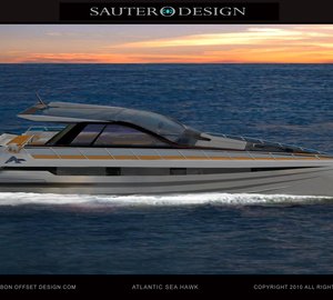 Atlantic Sea Hawk motor yacht by Sauter Carbon Offset Design and Atlantic Motor Yachts