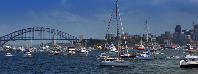 Australia Day Regatta - Sydney Harbour - Credit Australia Day Regatta