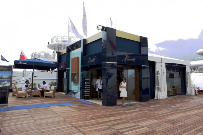 Benetti Shipyard at Miami International Boat Show 2011