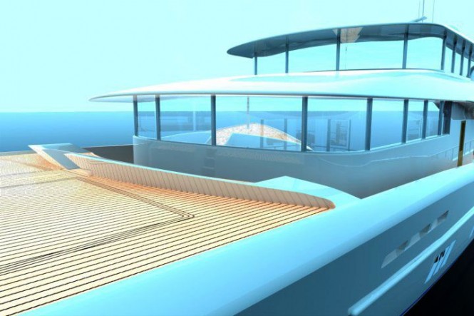 Bridge of the the Sencora 52M motor yacht