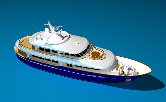 Diana Yacht Design unveils superyacht project Jericho