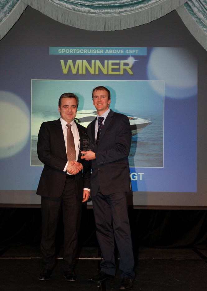 Fairline Targa 58 Gran Turismo wins a 2011 Motor Boat of the Year Award