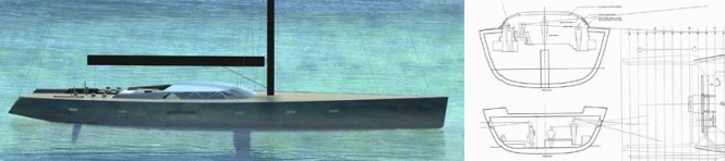 Fitzroy Yachts 40.50m fast cruising sailing yacht F41 - Credit Fitzroy Yachts