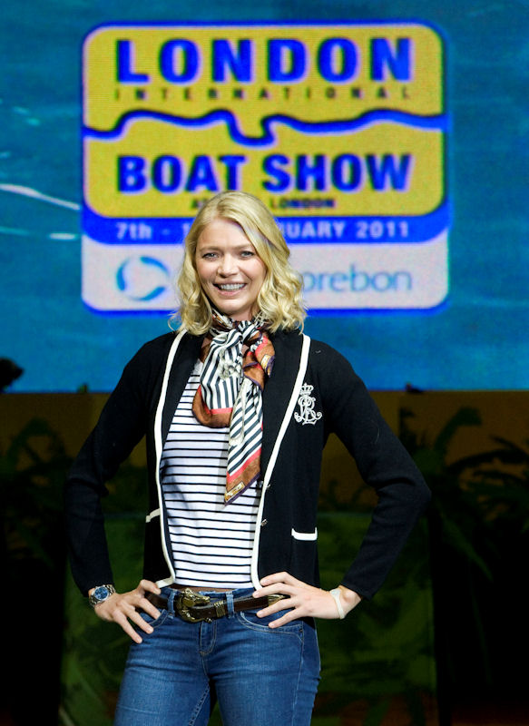 Jodie Kidd officially opens the Tullet Prebon London International Boat Show 2011 Photo © onEdition