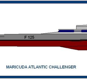 The 80 metre (220 ft) Maricuda Global Atlantic Challenger Trimaran