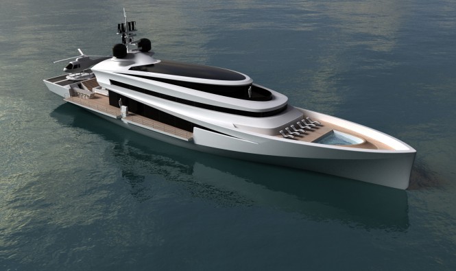PARADIGM 180 motor yacht design by Pama Architetti Design