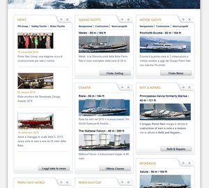 Perini Navi Group’s New Website