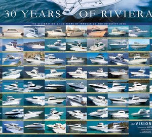 Riviera celebrates 30 years of yacht building  