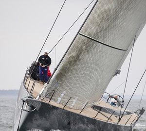 New Carbon Ocean 82 Sailing yacht Aegir makes the church on time
