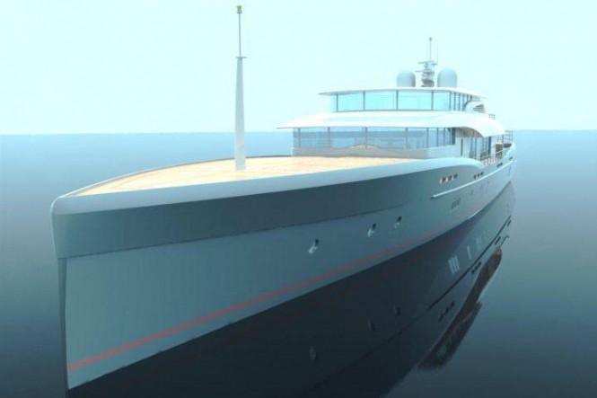 Sencora 52M motor yacht bow