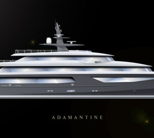 The 280ft Adamantine Motor Yacht Design by Ivan Erdevicki Naval Architecture & Yacht Design Inc.