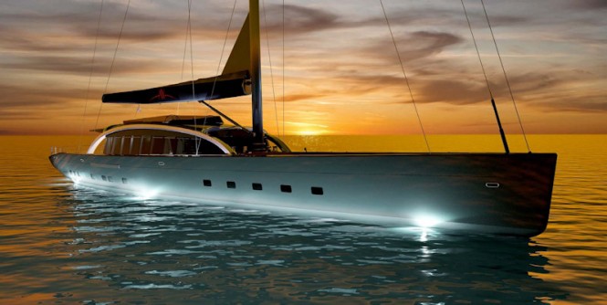 Arzana Navi 48.4m Sailing yacht by Tripp Design