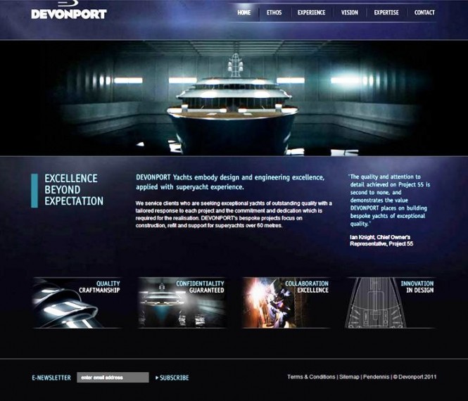 Devonport Yachts New Website and Digital Brand