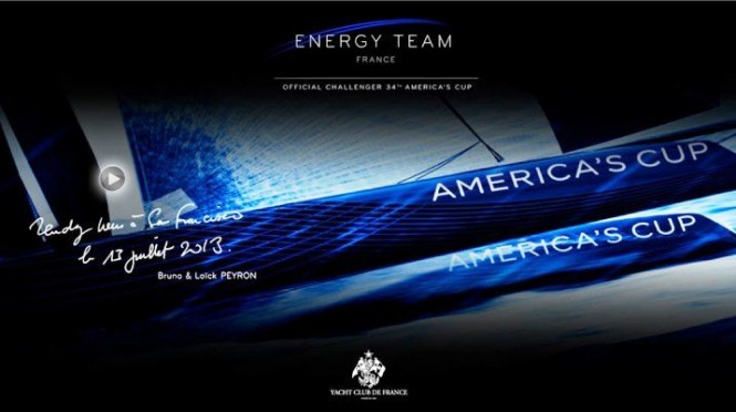 Energy Team to Challenge for the 34th Americas Cup
