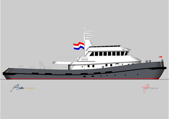 Explorer Motor Yacht Lars by Balk Shipyard and Felix Buytendijk