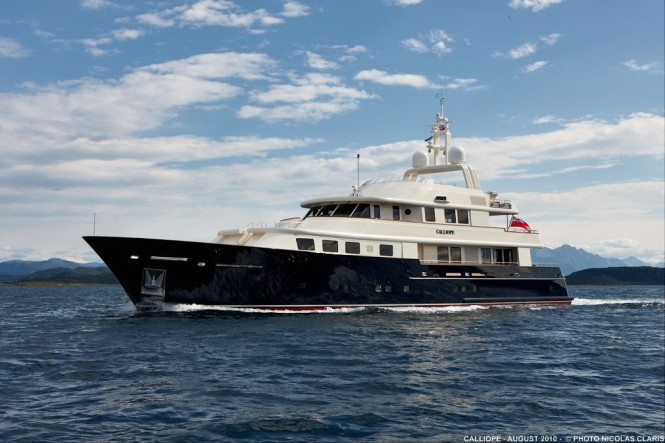 Motor Yacht Calliope -a finalist for Neptune Trophy at  World Superyacht Awards - Credit Nicolas Claris