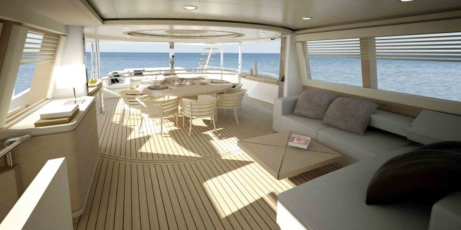 Navetta 33 Crescendo Motor yacht - Upper deck