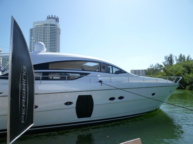 Pershing Motor Yachts at Miami Boast Show 2011