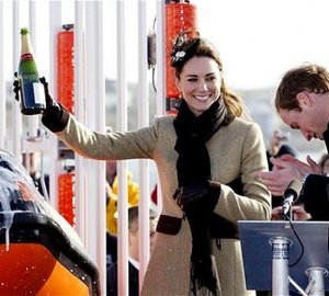 Prince William and Miss Catherine Middleton name RNLI lifeboat