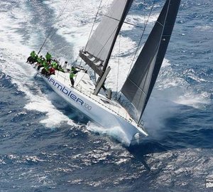 RAMBLER 100 Sailing yacht Breaks RORC Caribbean 600 Monohull Record