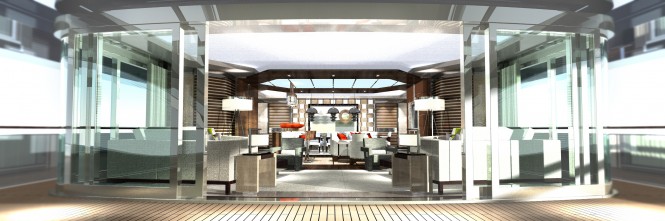 Heesen's 65m Fast Displacement Hull Form (FDHF) Superyacht Salon by Bannenberg and Rowell Heesen's 65m Fast Displacement Hull Form (FDHF) Superyacht Salon by Bannenberg and Rowell