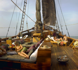 Traditional Yacht Silolona - Deck