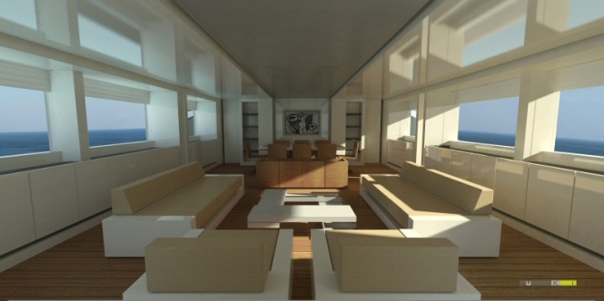 42m Blue Navy motor yacht by UKI Design 42m Blue Navy motor yacht by UKI Design