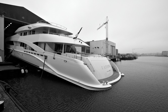 50 m Motor Yacht Satori Launched by Heesen - Photo credit: Dick Holthuis