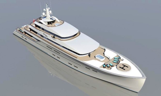 96m Motor Yacht Sunset Heaven by Christopher Seymour Designs