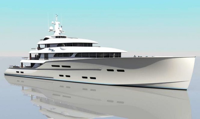 96m Superyacht Sunset Heaven by Christopher Seymour Designs