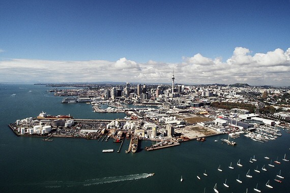 Auckland harbour - Wynyard Quarter
