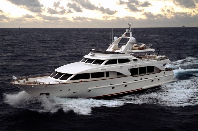 Benetti Tradition 100 at the Dubai International Boat Show Benetti Tradition 100 at the Dubai International Boat Show