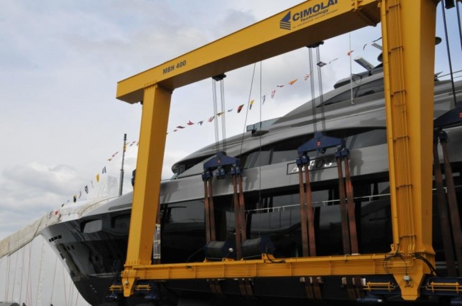 Motor Yacht Aifos launched by Cbi Navi Motor Yacht Aifos launched by Cbi Navi