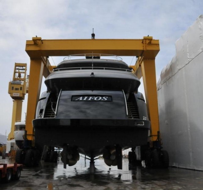 CBI 50 Yacht Aifos launched by Cbi Navi CBI 50 Yacht Aifos launched by Cbi Navi