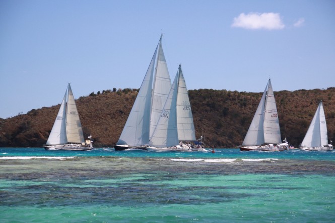 ClubSwan Caribbean Rendevous Fleet in the British Virgin Islands © Yacht Shots 11