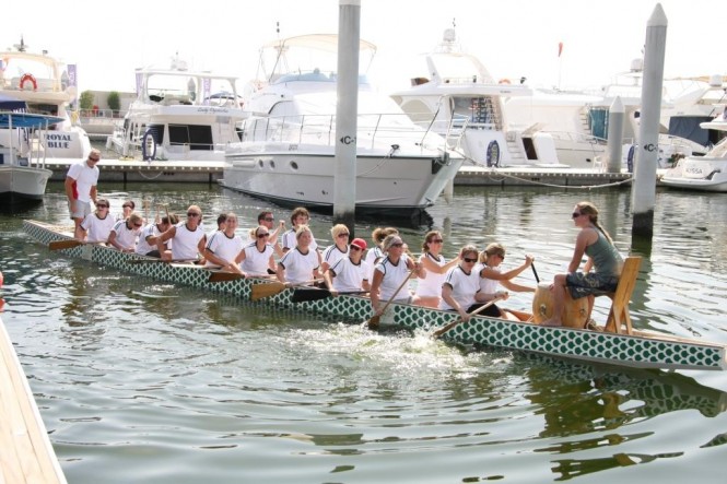 Dragon Boat Racing at Dubai’s Festival Marina