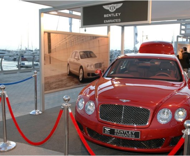 Dubai International Boat Show Supercar Promenade - Bentley - Photo Credit Dubai International Boat Show